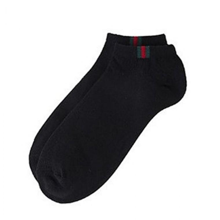 남성 발목양말 남자 패션 데일리 무지 띠 검정 5개세트 덧신 학생