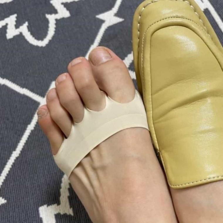 발앞꿈치쿠션 발바닥보호 앞꿈치쿠션 발가락 앞꿈치패드 반양말 살색