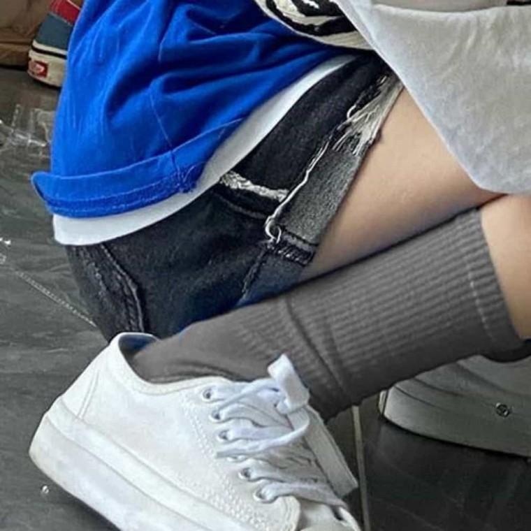 발목양말 여성흰양말 중목양말 면 학생 양말