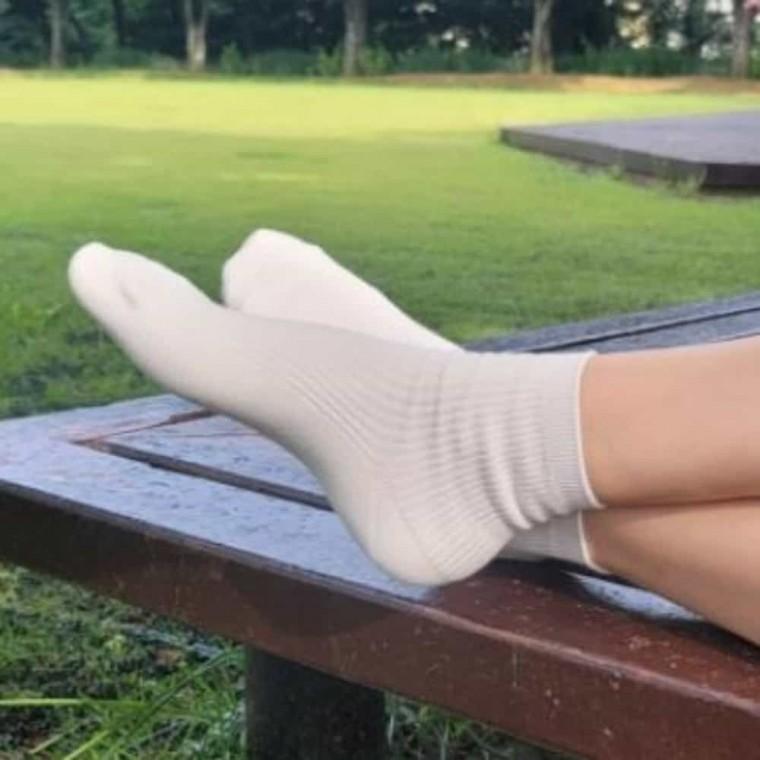 정장양말 남자단목양말 여자단목양말 남여공용 골지양말 단목 화이트