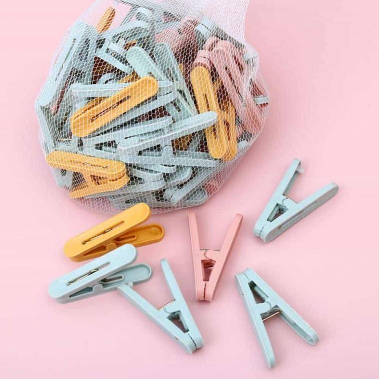 혀니추천 플라스틱 빨래집게 50P 양말빨래집게