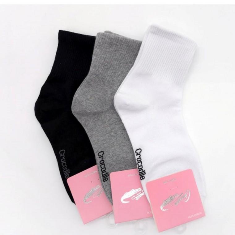 여자 베이직 세트 중목 밴딩 국산 양말 5켤레 짱짱한