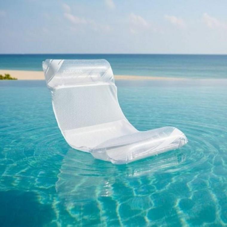 수영장 튜브 부유식 크리스탈 물놀이 워터해먹 침대 메쉬 대형