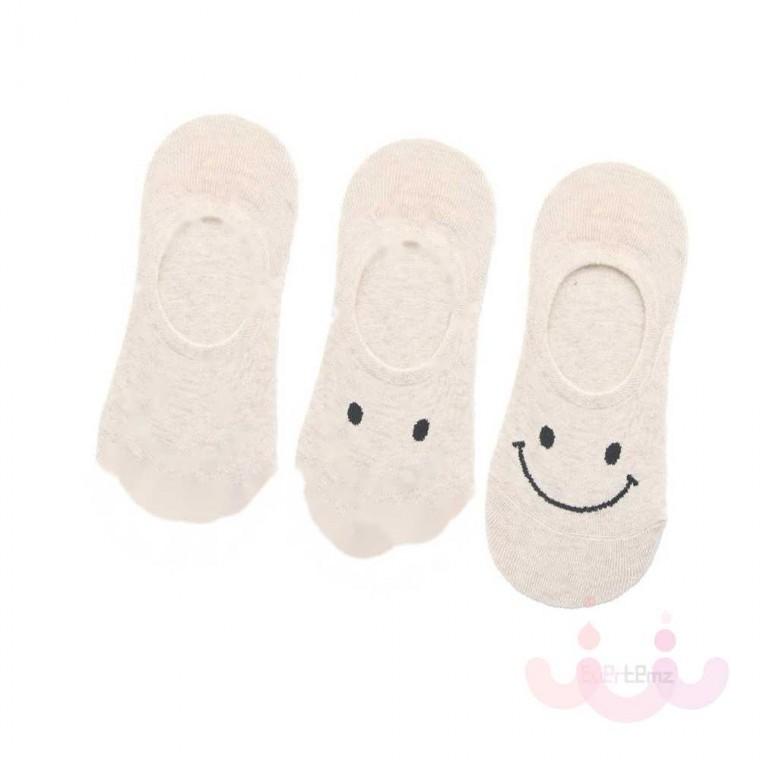 남성 스마일 덧신 3P 남성덧신양말 남성발목양말 여성여름양말
