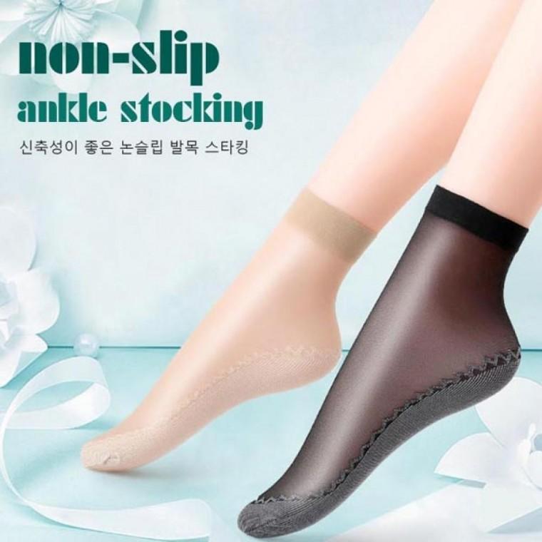 미끄럼 방지 20 켤레 발목 스타킹 여자 정장 구두 양말