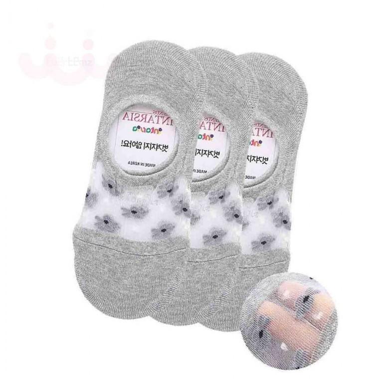여성 덧신양말 그레이 3P 여성용덧신양말 여자덧신양말 여성패션양말