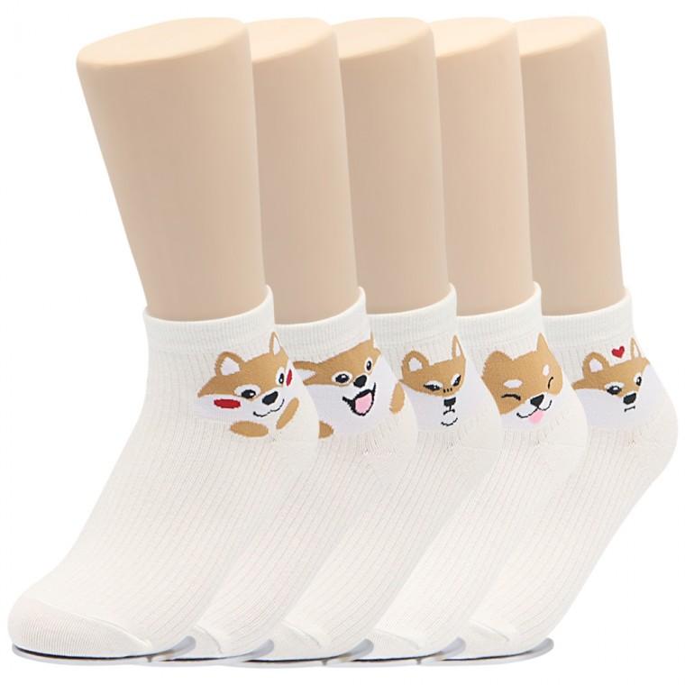 양말쟁이 여성 단목양말 발목양말 10켤레 행복