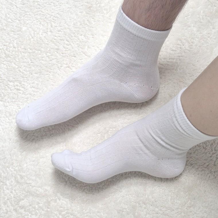 밀착 쫀쫀 화이트 기본 니삭스 중목양말 양말 학생 교복 정장
