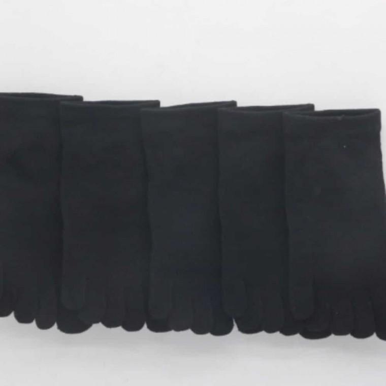 발가락양말 5P 블랙 발가락발목양말 러닝용발가락양말 여성용발가락양말 필라테스발가락양말