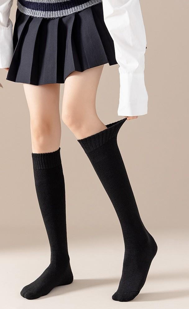 [인기템]겨울 한파 기모반양말 발열 학생스타킹 기모니삭스 수족냉증 롱니삭스 무릎양말 골프양말 스타킹