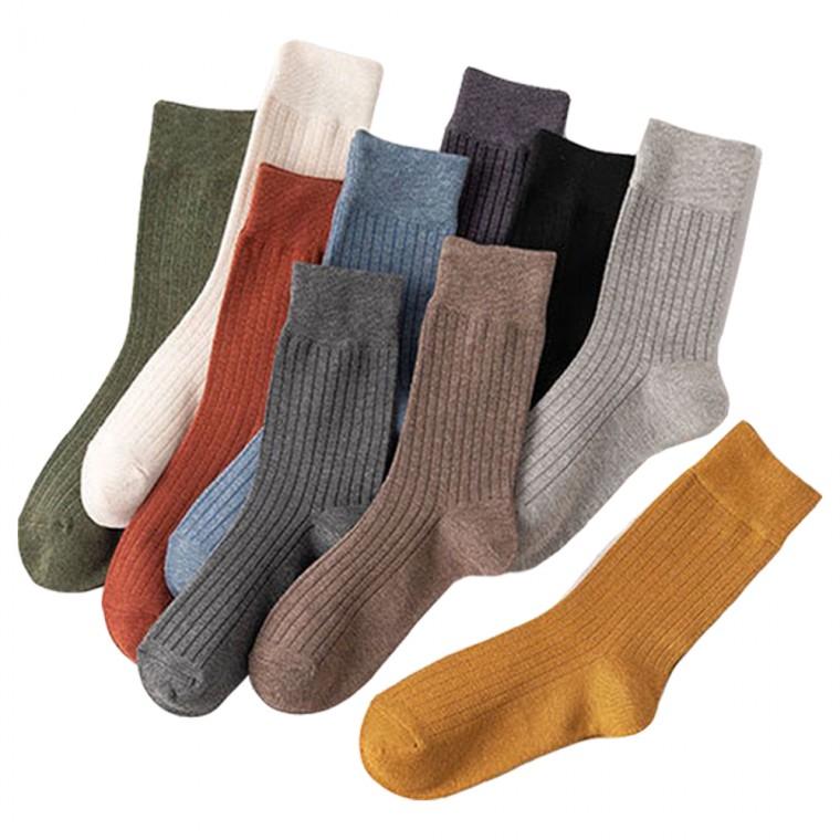 컬러풀 패션양말 사계절 골지양말 여성용 발목양말 포시즌양말