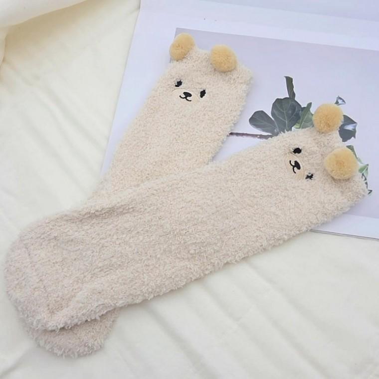 여성용 수면 패션양말 예쁜양말 여성수면 여성양말 양말 화이트