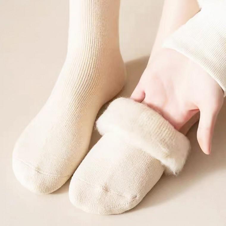 프리미엄 양털 기모양말 중목 겨울양말