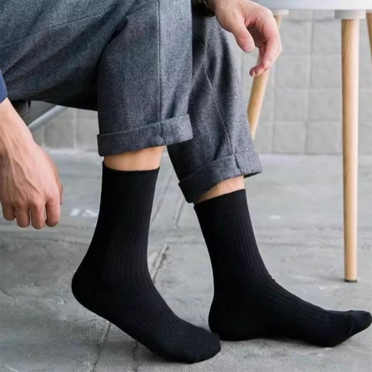 따뜻한 보온 남성양말 겨울 긴목 중목 캐주얼 양말
