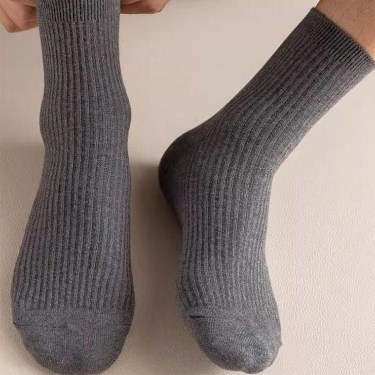 남성 긴목양말 겨울 방한 중목양말 보온 데일리 양말