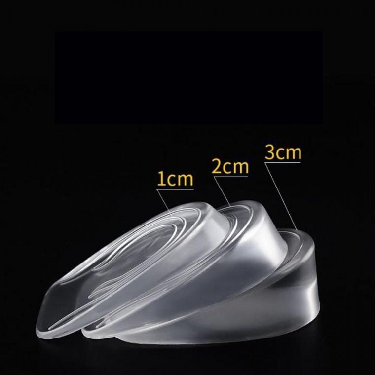 실리콘 키높이 반깔창 남녀 공용 1cm 2cm 3cm 편안한 착용감 양말 신발 운동화