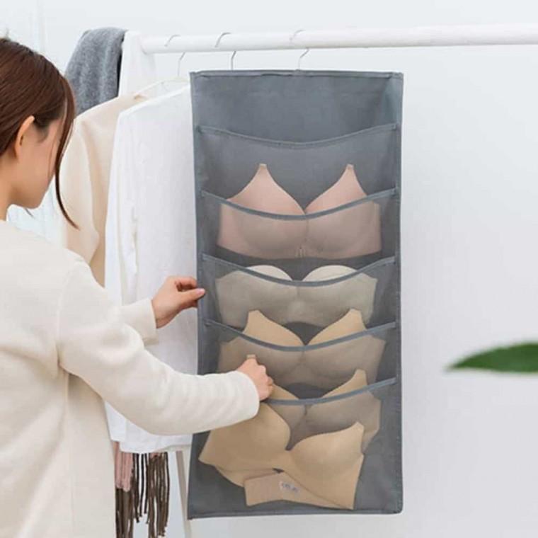 걸이 포켓 수납함 양말칸막이 브라정리함 도어행거 속옷주머니 넥타이행거 속옷행거 양말주머니 벽행거 양