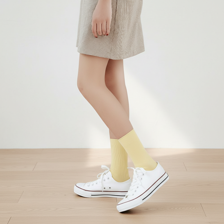 데일리 골지 스타킹양말 10켤레 5색상 슬림핏 발목양말