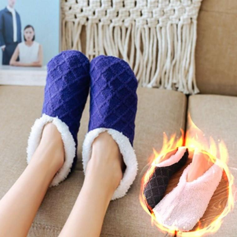 와플 수면 양말 덧신 임산부 겨울 보온 산모 발토시 여자 기모 발열 두꺼운 여성 양털