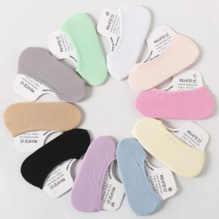 5color 무지양말 삭스 양말 무지 여성 실리콘덧신 페이크 페이크삭스