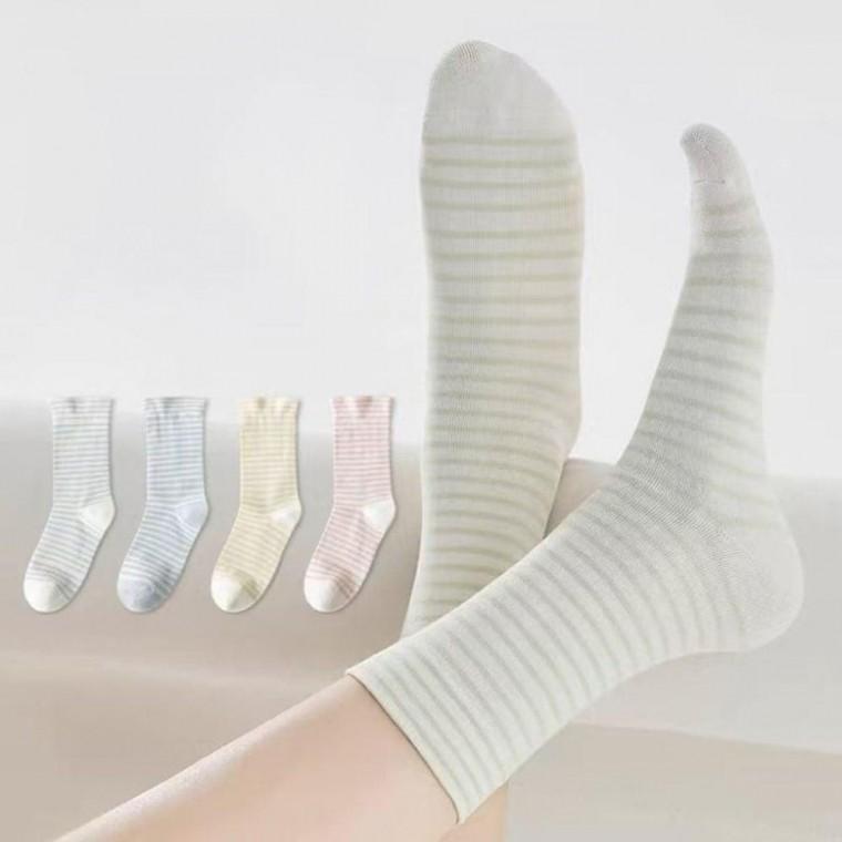 여성 수면 양말 5set 발목 무압박 조임없는 삭스 임산부무 장목 산모 조리원 여자