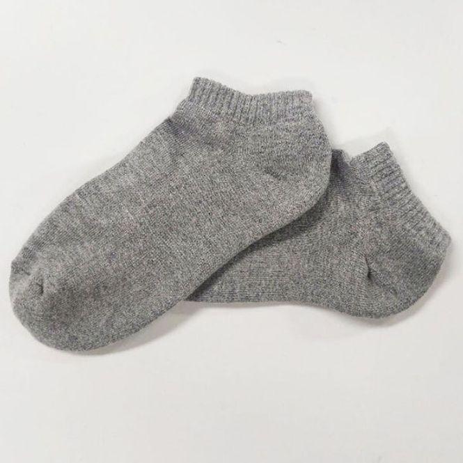 무지 남녀 발목 양말 이중바닥 삭스 덧신 패션양말 1P
