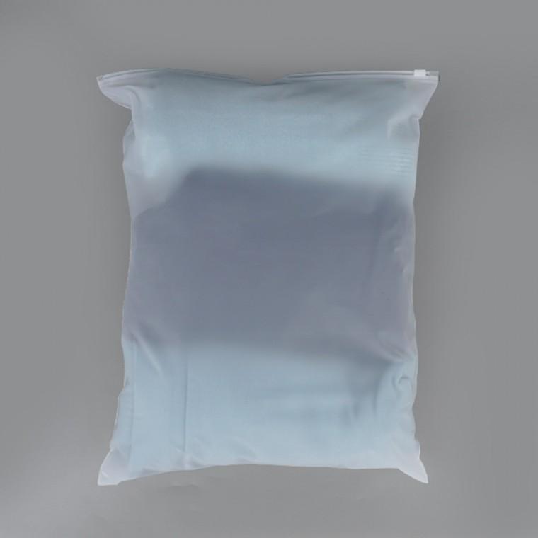 반투명 파우치 35x45cm 지퍼팩 운동가방 수납 PVC 포장 양말 지퍼백