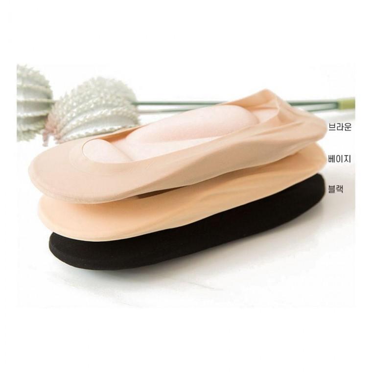 덧신 미끄럼 방지 구션 페이크 삭스 풋케어 21cm 23 양말 쿠션 마시지 덧양말 패드