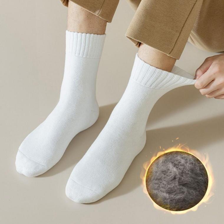 남자 겨울 양말 따뜻한 중목 정장 패션긴 보온 4컬러 남성 남자중 목양말 기모 무지