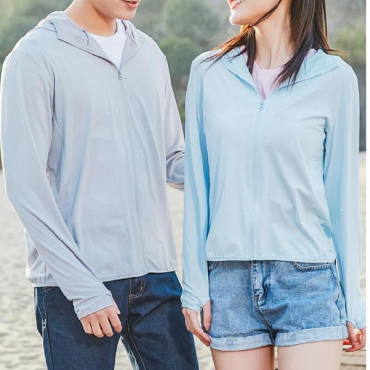 쿨링점퍼 스카이 여성 후드집업(M) 스카이점퍼
