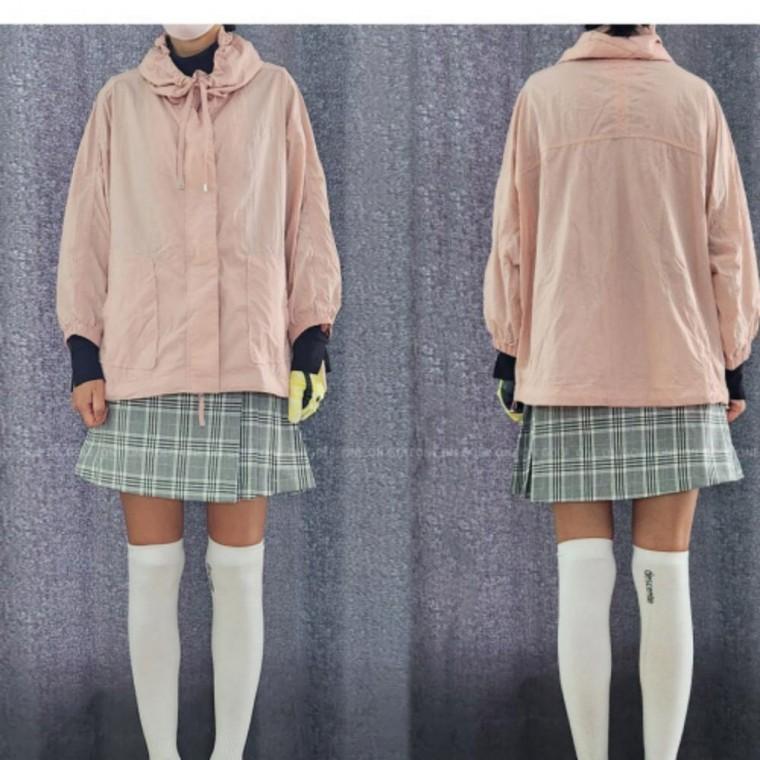 여성 점퍼 국내제작 칠부 국내제작 아노락 바람막이 가죽 여성 간절기