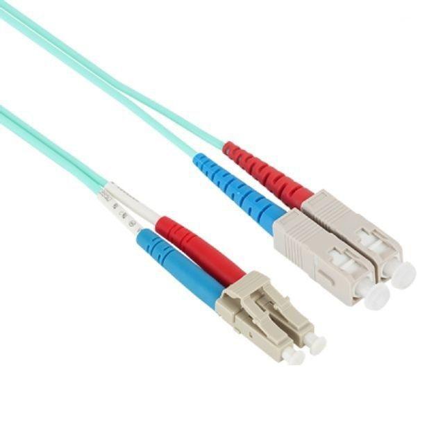 넷메이트 광점퍼코드 광케이블 10G LC-SC-2C 멀티 40m