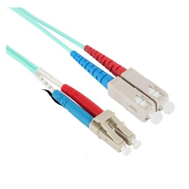 피앤케이 광점퍼코드 광케이블 10G LC-SC-2C-멀티 1m