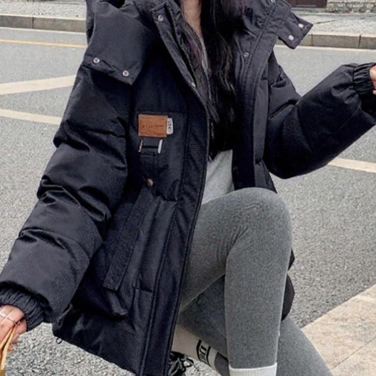 따뜻한 여자 숏패딩 경량 겨울 자켓 방한 패션 여자숏 점퍼 보온 여성