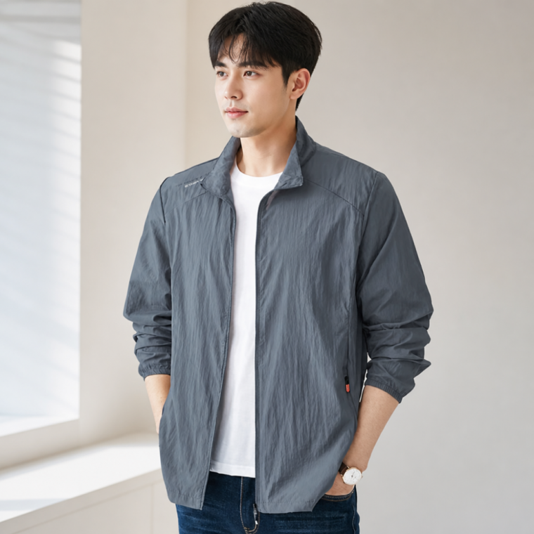 어반 어드벤쳐 스탠드넥 경량 바람막이 간절기 남성 점퍼