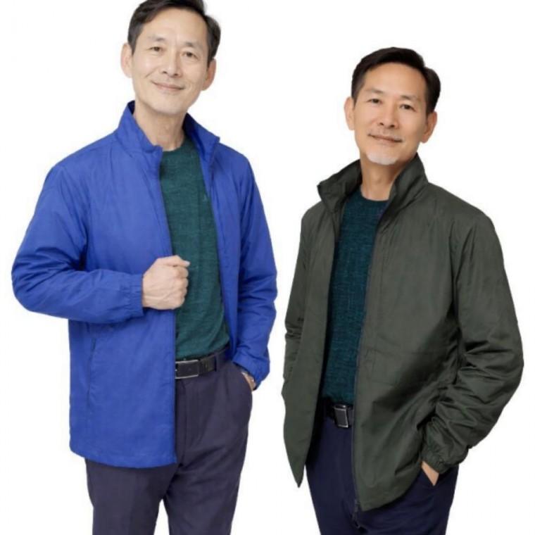 남성 경량 바람막이 점퍼 후드 탈부착 재킷 포켓 자켓