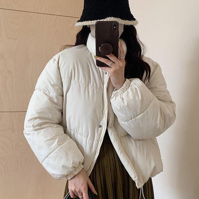 경량 크롭 숏 패딩 여성 겨울 짧은 점퍼 iovry 숏패딩 여자 여자숏 여성숏 여성용