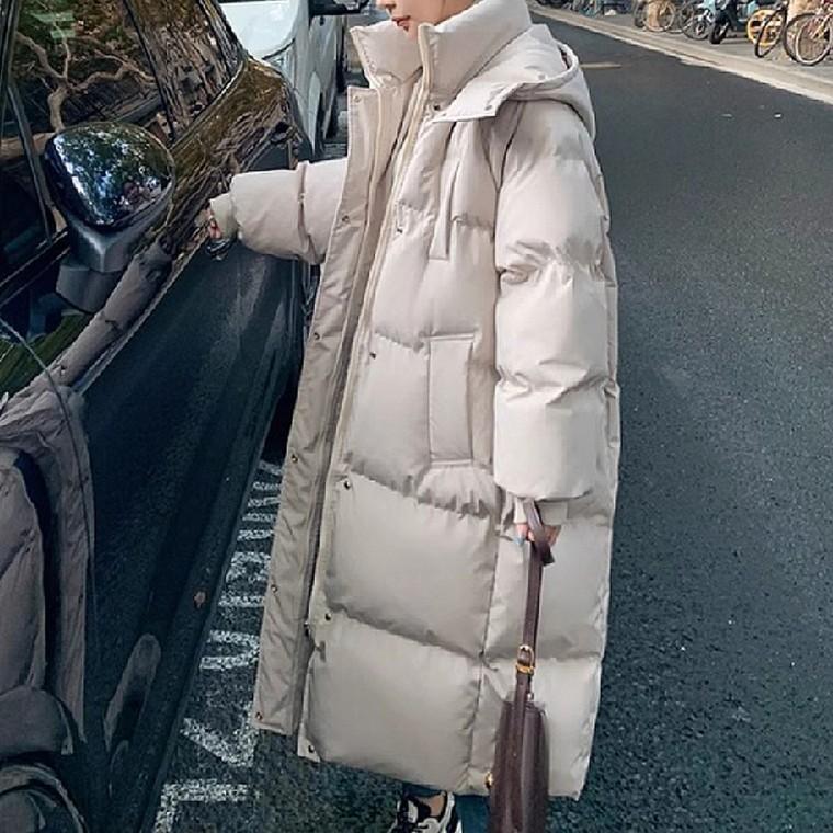 여자 베이직 겨울 롱패딩 아우터 점퍼