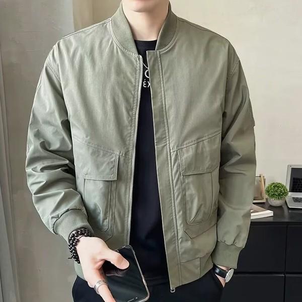 블루종 남성 경량 루즈핏 데일리 항공점퍼 IS-JK31