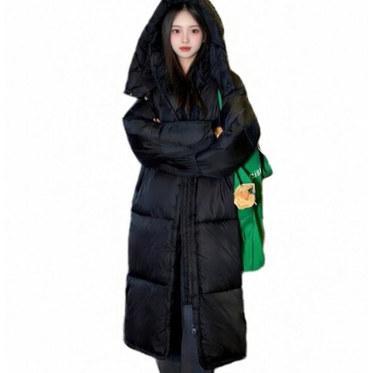 여성 겨울 데일리 하이넥 롱 패딩 점퍼