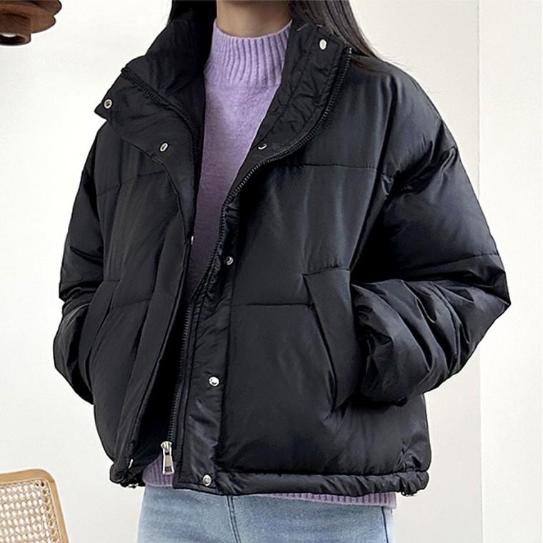 여자 겨울 데일리 숏패딩 캐주얼 방한 점퍼