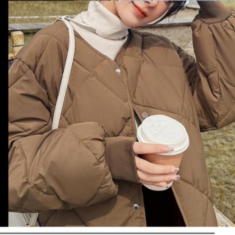 패딩 노카라 3컬러 점퍼 누빔 노카라패딩 3컬러 점퍼