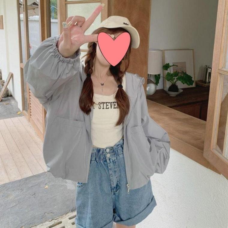 에어핏 바람막이 후드 점퍼 페미닌룩 데일리룩 데이트룩 캐주얼룩 여성 의류
