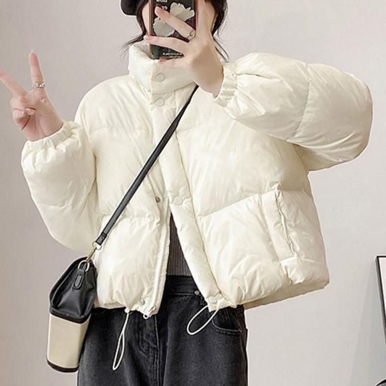 크롭 숏패딩 데일리 루즈핏 경량점퍼