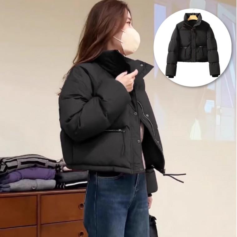 프리미엄 여자 숏패딩 경량 패딩 점퍼 데일리 보온