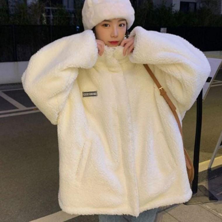 뽀글이 점퍼 털후리스 집업 플리스 양털 점퍼