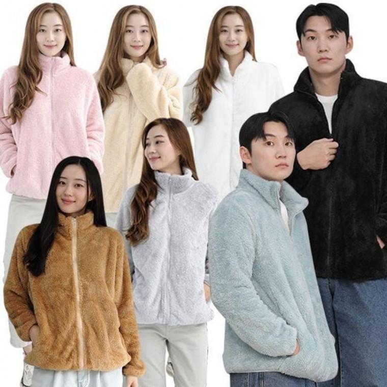후리스 집업 점퍼 보아털 플리스 간절기 방한 빅사이즈 남녀공용