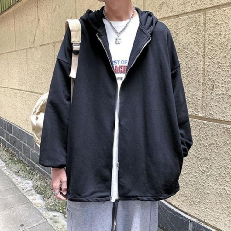 오버핏 점퍼 남성 가을점퍼 가을자켓 후드집업 야상 남성 후드티