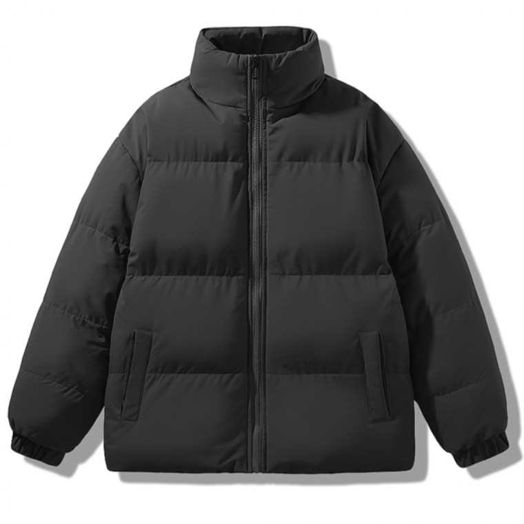 빅사이즈패딩(S-4XL) 경량 패딩 루즈핏 하이넥 겨울 점퍼 패딩