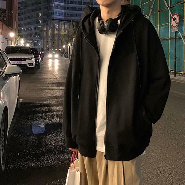 기모후드집업 남성자켓 간절기점퍼 데님상의